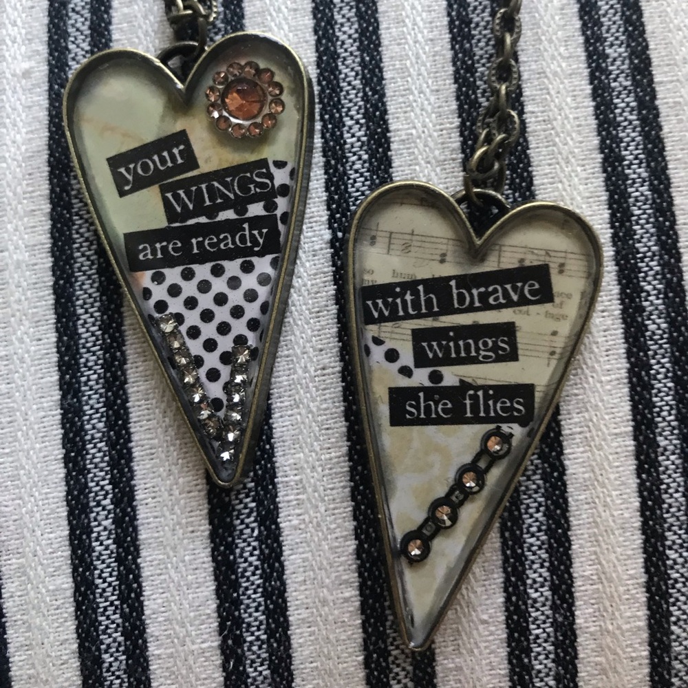 Vintage inspired Steampunk Boho Necklace & Pendant